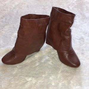 Reddish Brown Booties